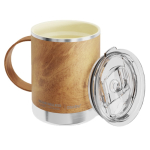 Tasse à emporter technologie Asobu adaptée aux machines à café 360ml couleur bois