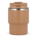 Gobelet empilable de voyage à emporter en plusieurs couleurs 280ml couleur marron troisième vue