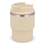 Gobelet empilable de voyage à emporter en plusieurs couleurs 280ml couleur beige
