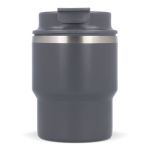 Gobelet empilable de voyage à emporter en plusieurs couleurs 280ml couleur gris foncé troisième vue