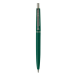 Stylo en plastique avec composants métalliques fabriqué en UE couleur vert foncé troisième vue