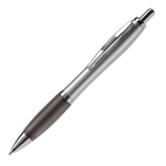 Stylos à bille d'affaires avec Encre Bleue antidérapante Silver&Color couleur noir troisième vue
