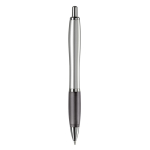 Stylos à bille d'affaires avec Encre Bleue antidérapante Silver&Color couleur noir quatrière vue