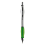 Stylos à bille d'affaires avec Encre Bleue antidérapante Silver&Color couleur vert deuxième vue