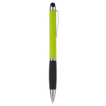 Stylo rotatif en plusieurs couleurs avec pointeur, encre bleue couleur vert lime cinquième vue