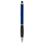 Stylo rotatif en plusieurs couleurs avec pointeur, encre bleue couleur bleu foncé deuxième vue