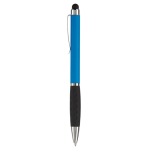 Stylo rotatif en plusieurs couleurs avec pointeur, encre bleue couleur bleu ciel deuxième vue