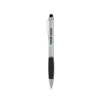Stylo rotatif en plusieurs couleurs avec pointeur, encre bleue vue principale
