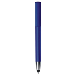 Stylo en plastique avec pointeur et support pour mobile à encre bleue couleur bleu troisième vue