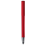 Stylo en plastique avec pointeur et support pour mobile à encre bleue couleur rouge troisième vue