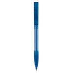 Stylo en plastique fabriqué en Allemagne à encre bleue rechargeable couleur bleu transparent deuxième vue