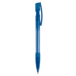 Stylo en plastique fabriqué en Allemagne à encre bleue rechargeable couleur bleu transparent cinquième vue