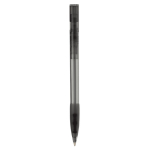 Stylo en plastique fabriqué en Allemagne à encre bleue rechargeable couleur noir transparent quatrière vue