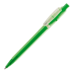 Stylo en plastique mat fabriqué dans l’UE avec recharge à encre bleue couleur vert