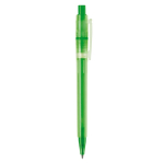Stylo en plastique mat fabriqué dans l’UE avec recharge à encre bleue couleur vert cinquième vue