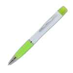 Stylo rotatif avec surligneur sur le dessus couleur vert clair cinquième vue