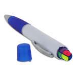 Stylo rotatif avec surligneur sur le dessus sixième vue