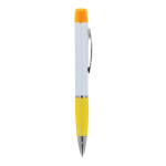 Stylo rotatif avec surligneur sur le dessus troisième vue