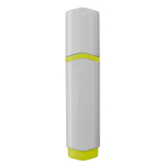 Marqueur blanc avec détails colorés et encres de différentes couleurs couleur jaune deuxième vue