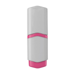 Mini marqueur blanc avec des détails colorés et encres de couleurs couleur rose deuxième vue