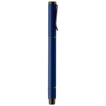 Stylo en métal avec encre bleue et marqueur jaune 2 en 1 couleur bleu foncé cinquième vue