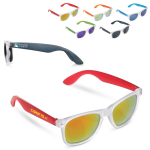 Lunettes de soleil néon avec montures effet glacé protection UV400