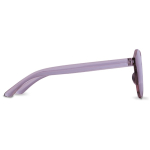 Lunettes de soleil rétro de même tonalité pastel UV400 couleur violet deuxième vue