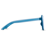 Lunettes de soleil rétro de même tonalité pastel UV400 couleur bleu ciel deuxième vue