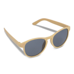 Lunettes de soleil en paille de blé de différentes couleurs UV400 couleur jaune
