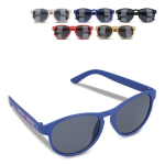 Lunettes de soleil en paille de blé de différentes couleurs UV400