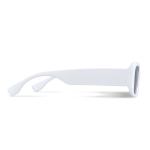 Lunettes de soleil noires en plastique 100% recyclé troisième vue