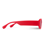 Lunettes de soleil noires en plastique 100% recyclé troisième vue