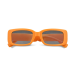 Lunettes de soleil noires en plastique 100% recyclé deuxième vue