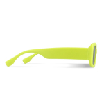 Lunettes de soleil noires en plastique 100% recyclé troisième vue