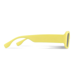 Lunettes de soleil noires en plastique 100% recyclé troisième vue