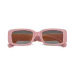 Lunettes de soleil noires en plastique 100% recyclé deuxième vue