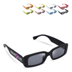 Lunettes de soleil noires en plastique 100% recyclé