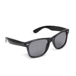 Lunettes de soleil en plastique 100 % recyclé UV400, plusieurs coloris couleur noir