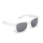 Lunettes de soleil en plastique 100 % recyclé UV400, plusieurs coloris couleur blanc