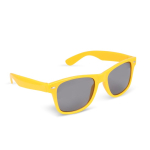 Lunettes de soleil en plastique 100 % recyclé UV400, plusieurs coloris couleur jaune