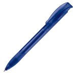 Stylo en plastique fabriqué dans l’UE avec recharge Jumbo, encre bleue couleur bleu