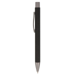 Stylo à bouton-poussoir en papier durable de plusieurs couleurs couleur noir