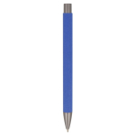 Stylo à bouton-poussoir en papier durable de plusieurs couleurs couleur bleu quatrière vue