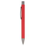 Stylo à bouton-poussoir en papier durable de plusieurs couleurs couleur rouge