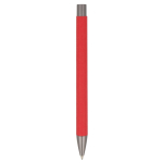 Stylo à bouton-poussoir en papier durable de plusieurs couleurs couleur rouge quatrière vue