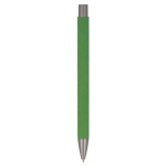Stylo à bouton-poussoir en papier durable de plusieurs couleurs couleur vert quatrière vue