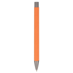 Stylo à bouton-poussoir en papier durable de plusieurs couleurs couleur orange quatrière vue