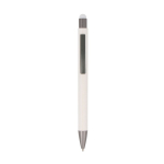 Stylo en papier durable avec pointeur de plusieurs couleurs couleur blanc deuxième vue