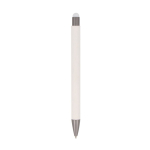 Stylo en papier durable avec pointeur de plusieurs couleurs couleur blanc troisième vue