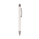 Stylo en papier durable avec pointeur de plusieurs couleurs couleur blanc quatrière vue